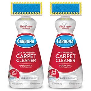 carbona oxy-powered 2-in-1 carpet cleaner, 27.5 ounces – pack of 2