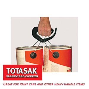 TotASak Grocery Bag Carrier (2 PACK) - Multiple Shopping Bag Holder Handle - Durable Lightweight Multi Purpose Secondary Handle Tool