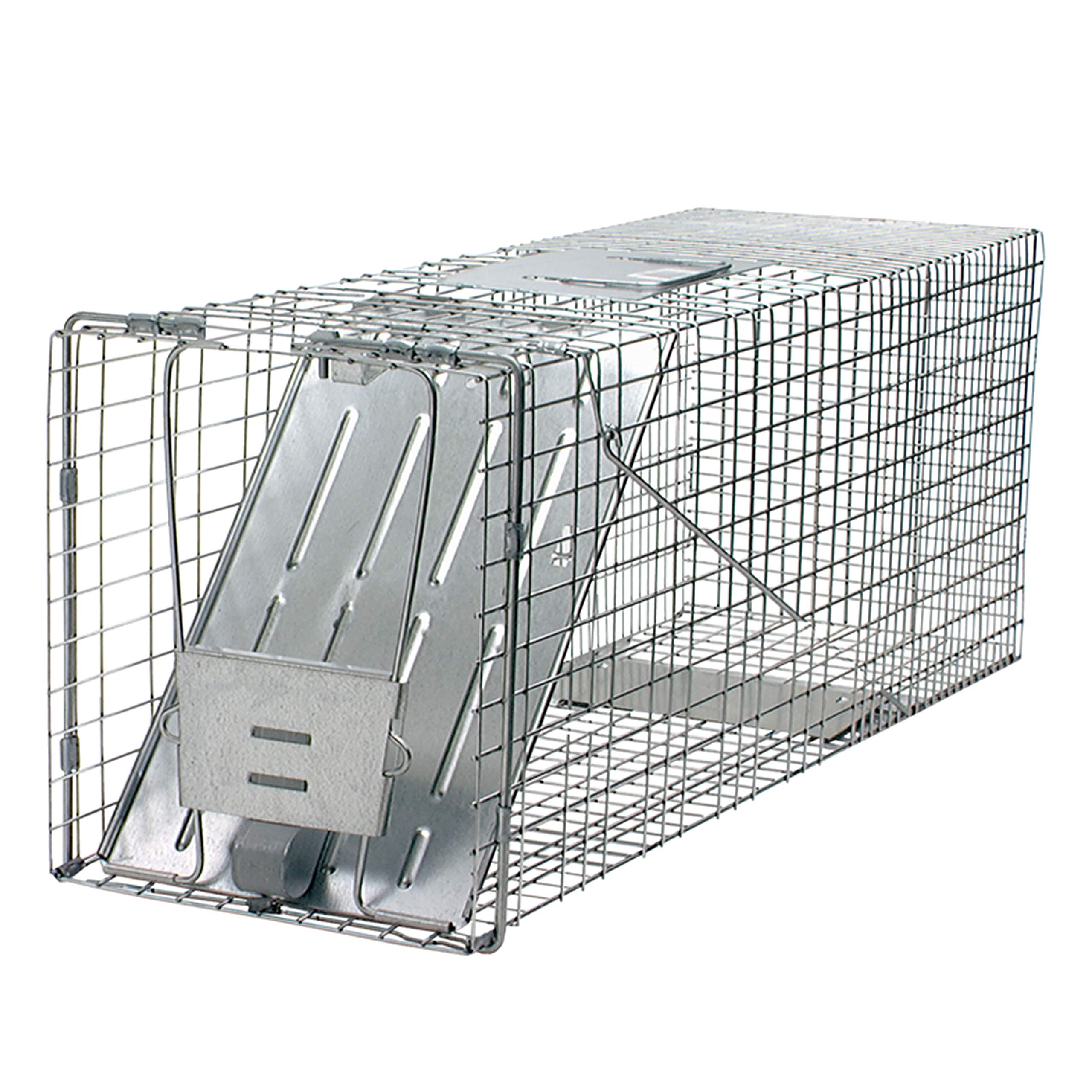 Havahart 1079SR Large 1-Door Humane Catch and Release Live Animal Trap for Raccoons, Cats, Bobcats, Beavers, Small Dogs, Groundhogs, Opossums, Foxes, Armadillos, and Similar-Sized Animals