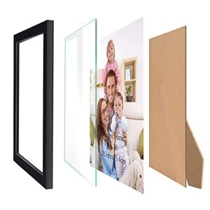 Giftgarden Black 8x10 Picture Frame Bulk, Multi 8 x 10 Photo Frames Set for Wall Hanging or Tabletop, 12 Pack