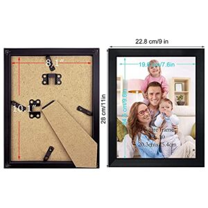 Giftgarden Black 8x10 Picture Frame Bulk, Multi 8 x 10 Photo Frames Set for Wall Hanging or Tabletop, 12 Pack