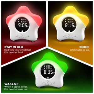 Kids Ok to Wake Clock for Kids - Toddler Sleep Training Clock, Night Light & Alarm Clock