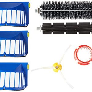 iRobot Roomba Authentic Replacement Parts - Roomba 600 Series Replenishment Kit (1 bristle brush, 1 beater brush, 1 spinning side brush, 3 AeroVac filters, and 1 round cleaning tool),White - 4636432