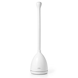 oxo good grips toilet plunger with holder