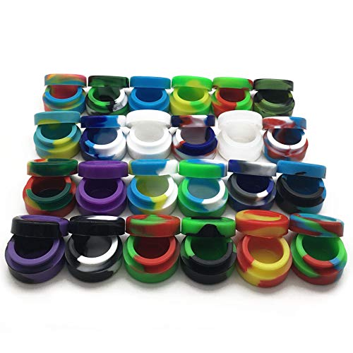 Vitakiwi 5ML Wax Silicone Concentrate Containers Non-stick Oil Jars (10)