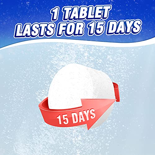 Vacplus Toilet Bowl Cleaner Tablets - 20 PACK, Automatic Toilet Bowl Cleaners with Bleach, Slow-Releasing Toilet Tank Cleaners for Deodorizing & Descaling, Household Toilet Cleaners against Tough Stains