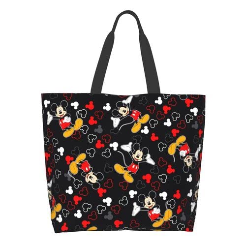 mi#c-k-e-y mouse Tote Bag Large Shoulder Bag Casual Reusable Handbag For Women Sling Bag Shopping Grocery Work