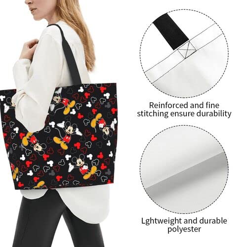 mi#c-k-e-y mouse Tote Bag Large Shoulder Bag Casual Reusable Handbag For Women Sling Bag Shopping Grocery Work