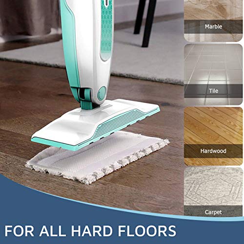 Flammi Steam Mop Pads for Shark S1000 S1000A S1000C S1000WM S1001C Washable Replacement Steamer Mop Pads for All Hard Floors (4 Pack)