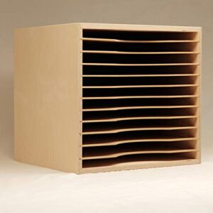 Stamp-n-Storage Paper Holder for 12"x12" Paper - 12 Slot (fits IKEA Kallax Shelf)