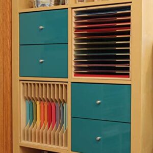 Stamp-n-Storage Paper Holder for 12"x12" Paper - 12 Slot (fits IKEA Kallax Shelf)