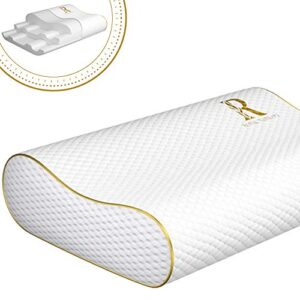 royal therapy memory foam pillow, queen cervical pillow for neck pain, contour pillow, pillow for neck and shoulder pain,neck pain pillow,side sleeper pillow for shoulder pain,side sleeping pillow