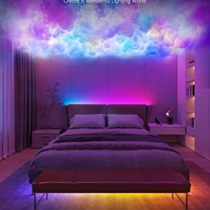 Govee 100ft RGBIC LED Strip Lights, Smart LED Lights Work with Alexa and Google Assistant, App Control Segmented DIY Multiple Colors, Color Changing Lights Music Sync, WiFi LED Light Strip for Bedroom