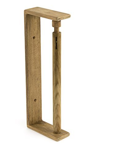 Whitecap Industries 62442 Teak Wall-Mounted Paper Towel Holder, Brown