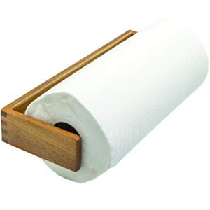Whitecap Industries 62442 Teak Wall-Mounted Paper Towel Holder, Brown