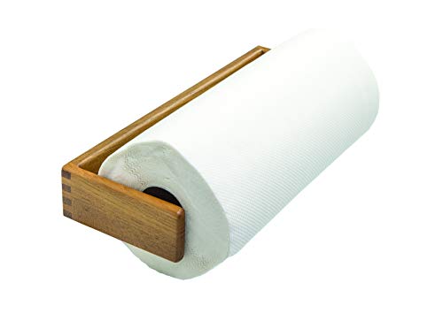 Whitecap Industries 62442 Teak Wall-Mounted Paper Towel Holder, Brown