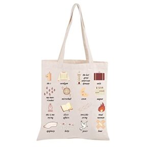 TOBGB Album Inspired Gift Singer Fan Gifts All Album Name Tote Bag Singer Merchandise Music Lover Tote Bag (Peace Tote)