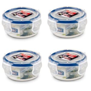 lock & lock, no bpa, water tight, food storage container, 3-oz, pack of 4, hpl931