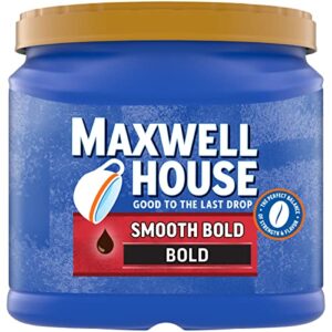 maxwell house smooth bold roast ground coffee (26.7 oz canister)