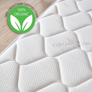 Queen Size Mattress - 10 Inch Cool Memory Foam & Spring Hybrid Mattress with Breathable Cover - Comfort Plush Euro Pillow Top - Rolled in a Box - Oliver & Smith