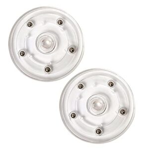 2 pack 4″ lazy susan turntable acrylic ball bearing rotating tray for spice rack table cake kitchen pantry decorating tv laptop computer monitor