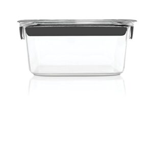 Rubbermaid Brilliance Food Storage Container, 100% Leak-Proof, Medium, 3.2 Cup