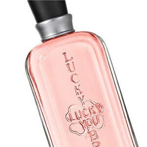 Women's Perfume Fragrance by Lucky You, Eau de Toilette Spray, Day or Night with Fresh Flower Citrus Scent, 3.4 Fl Oz