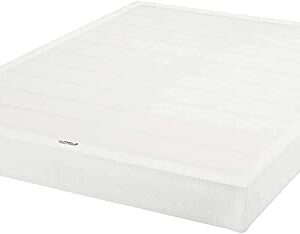 Amazon Basics Smart Box Spring Bed Base, 5-Inch Mattress Foundation - Full Size, Tool-Free Easy Assembly