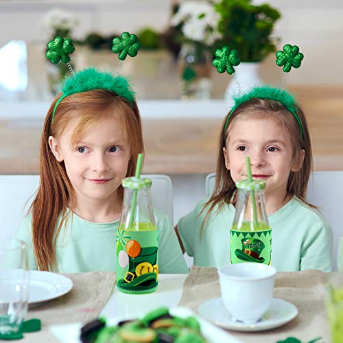 16 Pieces St. Patrick's Day Beer Coolers Sleeves Neoprene Can Insulated Covers for 12-Ounce Canned Beverages Bottle Drink in St. Patrick's Day Party Favors Decorations