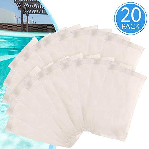 Impresa Products 20-Pack of Pool Skimmer Socks - Excellent Savers for Pool Filters, Baskets, and Skimmers - The Ideal Sock/Net/Saver to Protect Your Inground or Above Ground Pool