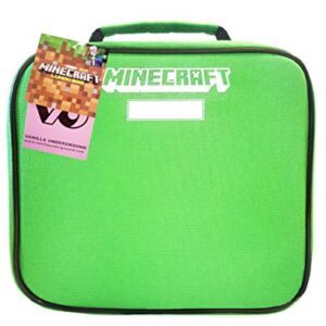 Minecraft Lunch Bag Set Creeper (Lunch Box, Water Bottle, Snack Pot)