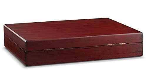 Royalty Art Cutlery Storage Box for Flatware, Silverware, and Dinner Cutlery, Stores Forks, Knives, and Spoons, Decorative Wooden Caddy, Kitchen and Dining Organizer