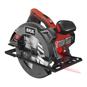 skil 15 amp 7-1/4 inch circular saw with single beam laser guide – 5280-01