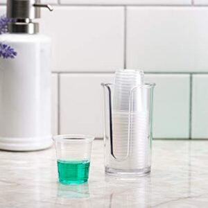 [500 Pack] 3 oz. Clear Plastic Cups, Small Disposable Bathroom, Espresso, Mouthwash Polypropylene Cups