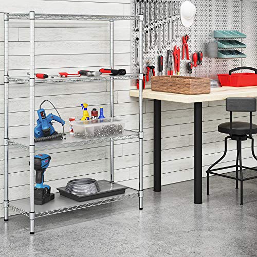 Thirteen Chefs Industrial Shelf Liners 36 x 14 Inch, 5 Pack Set for Wired Shelving Racks, Clear Polypropylene