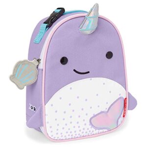 skip hop kids lunch box, zoo lunchie, narwhal