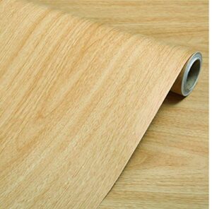 walldecor1 wood grain contact paper self adhesive peel and stick film for cabinets shelves drawers faux maple wood textured shelf paper sticker covering 16 x 78.7 inches
