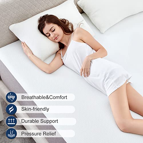 Molblly Queen Mattress 10 Inch Memory Foam Mattress in a Box, Fiberglass Free,Breathable Bed Comfortable Mattress for Cooler Sleep Supportive & Pressure Relief, Queen Size Mattress 60" X 80" X 10"