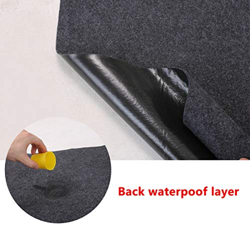 Under The Sink Mat， kitchen cabinet mat – Waterproof/Absorbent – Protects Cabinets，Absorbent felt material，Anti-Slip and Waterproof Backing，Contains Liquids，Washable (36" x 24")