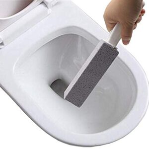 Pumice Cleaning Stone with Handle Toilet Bowl Cleaner Hard Water Ring Remover for Bath/Pool/Kitchen/Household Cleaning (4)