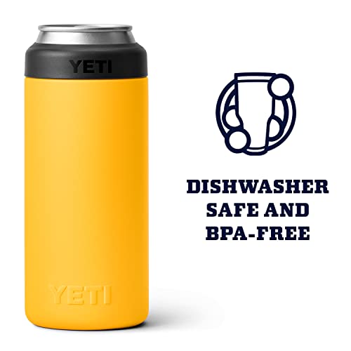 YETI Rambler 12 oz. Colster Slim Can Insulator for the Slim Hard Seltzer Cans, Alpine Yellow