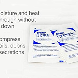 Bruder Hygienic Eyelid Cleansing Sheets Micro Fine Individually Wrapped Untreated Sheets 35 Count Box