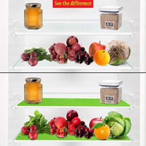 Dualplex® Fruit & Veggie Life Extender Liner for Refrigerator Fridge Drawers, 12 X 15 Inches, 6 Pack Includes 3 Yellow 3 Green – Extends The Life of Your Produce Stays Fresh & Prevents Spoilage