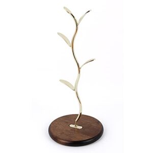 horom gold coffee mug tree for counter, coffee mug holder stand, mug rack countertop