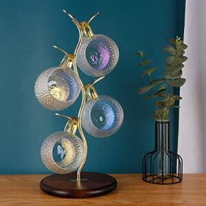 HoroM Gold Coffee Mug Tree for Counter, Coffee Mug Holder Stand, Mug Rack Countertop