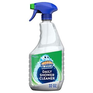 scrubbing bubbles daily shower and bathroom cleaner, great on tile, 32 oz