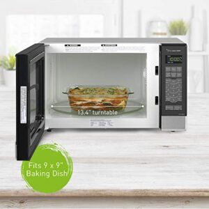 Panasonic Microwave Oven NN-SN686S Stainless Steel Countertop/Built-In with Inverter Technology and Genius Sensor, 1.2 Cubic Foot, 1200W