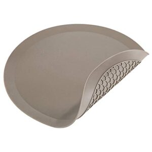 prep solutions versatile non stick heat resistant microwave protective hot pad multi purpose mat, 12 inch diameter, beige