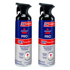 bissell professional power shot oxy carpet spot, 14 ounces (pack of 2), 95c9l stain remover, 14oz, none, 28 fl oz