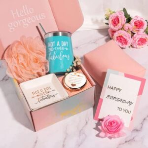 Birthday Gifts For Women, Best Happy Birthday Box For Her, Unique Gift Baskets for Mom Sister Best Friend, Thank You Gifts for Women Who Have Everything